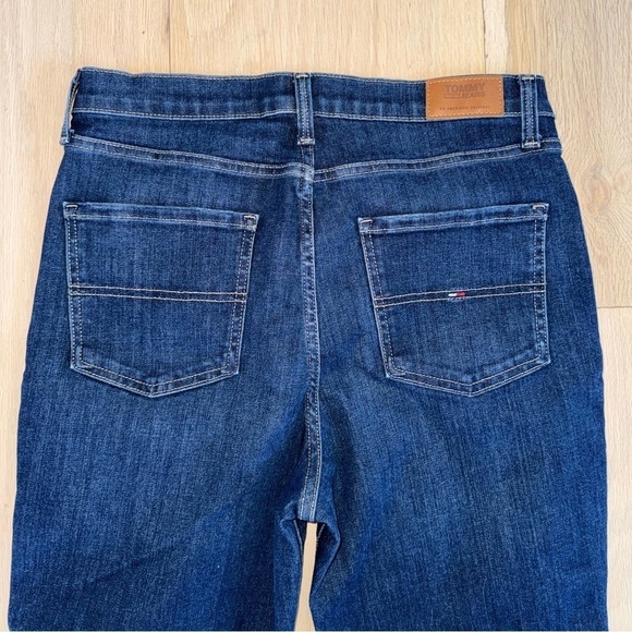 Tommy Hilfiger Tommy Jeans Skinny High Rise Ankle Dark Wash Size 12 - Picture 3 of 5